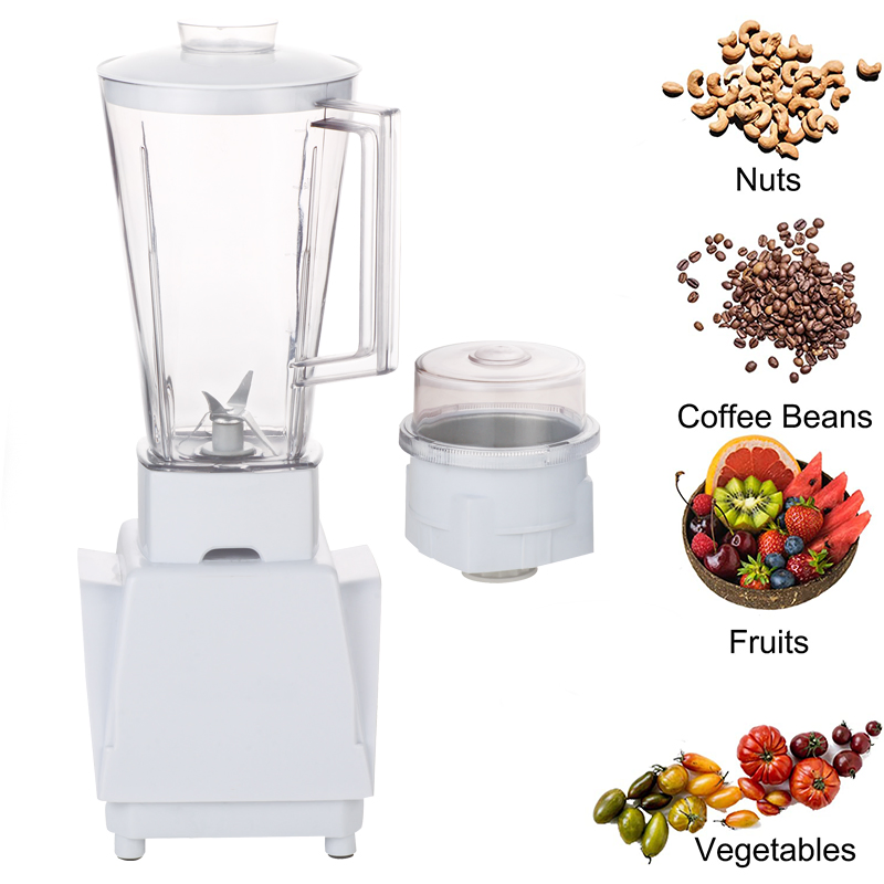 Small Home Appliance 3 in 1 Electric Blender Smoothie Juicer Blender with Plastic Jug Coffee Grinder Table Blender
