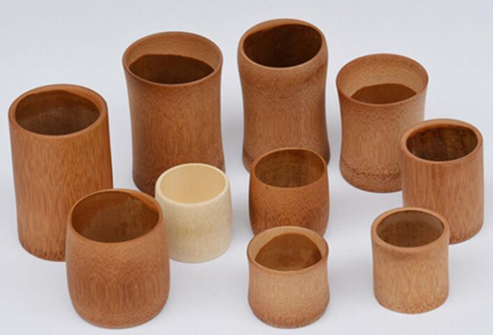 Набор бамбуковых кружек для чая, 10 унций