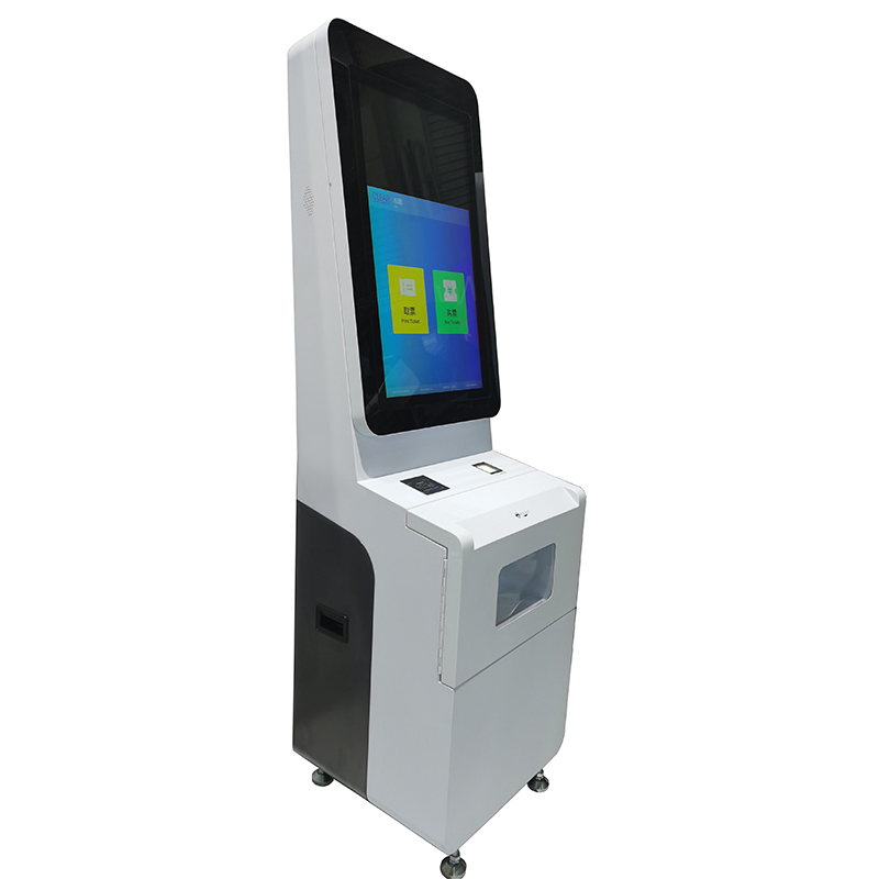 Smart Ticket Vending Kiosk with Identification Card Qr Code Scanning Ticket Printing