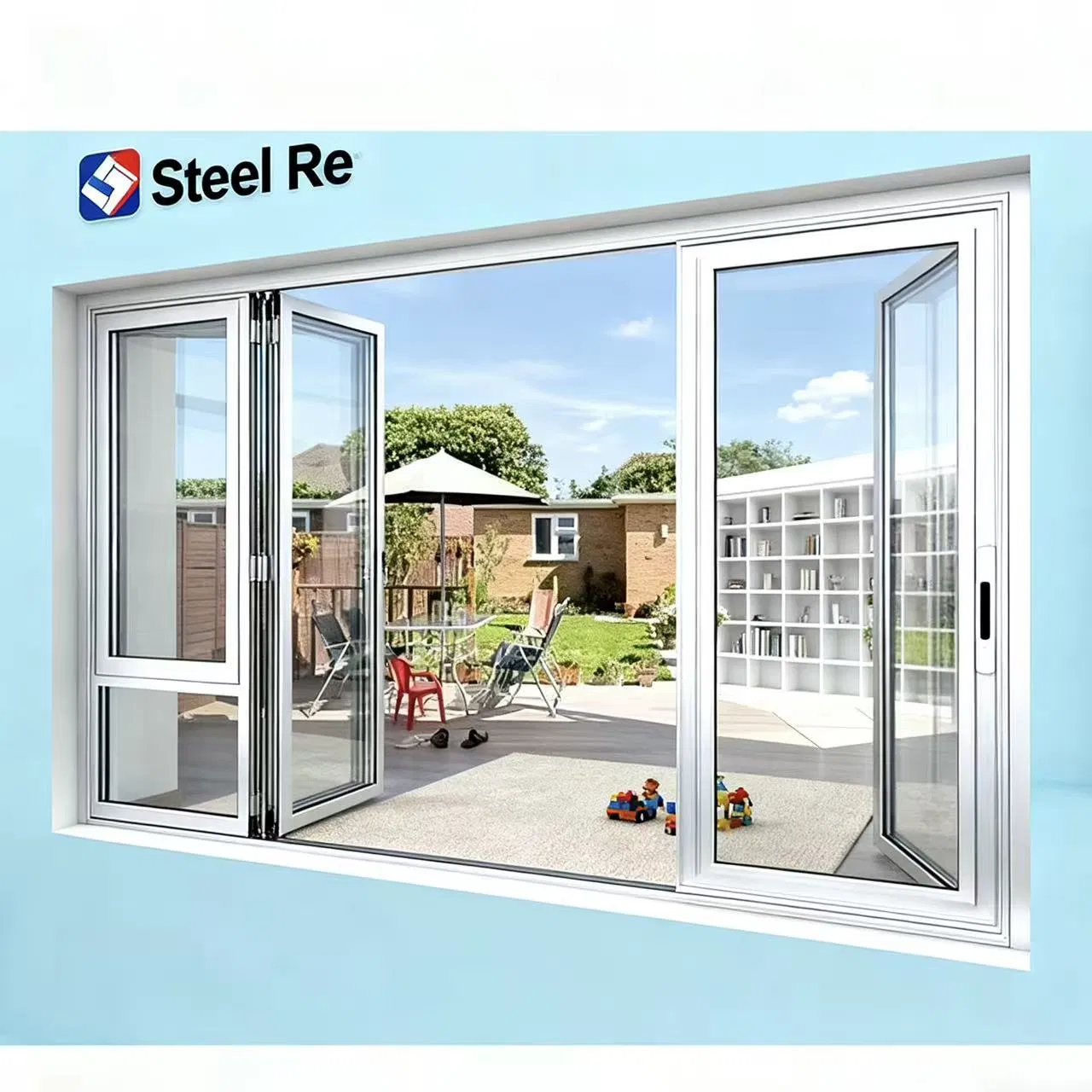 High-Performance Metal Window: Glass, Steel Fire, and Insulation Features