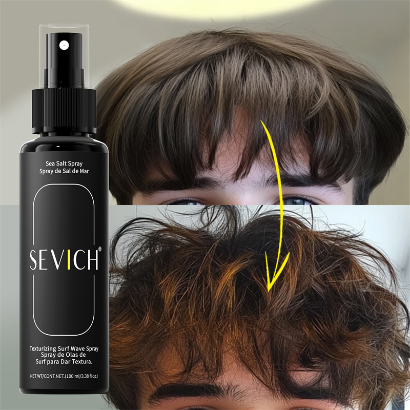 Sea Salt Spray Factory Private Label Custom Men Hair Fluffy Beach Wave Sea Salt Spray