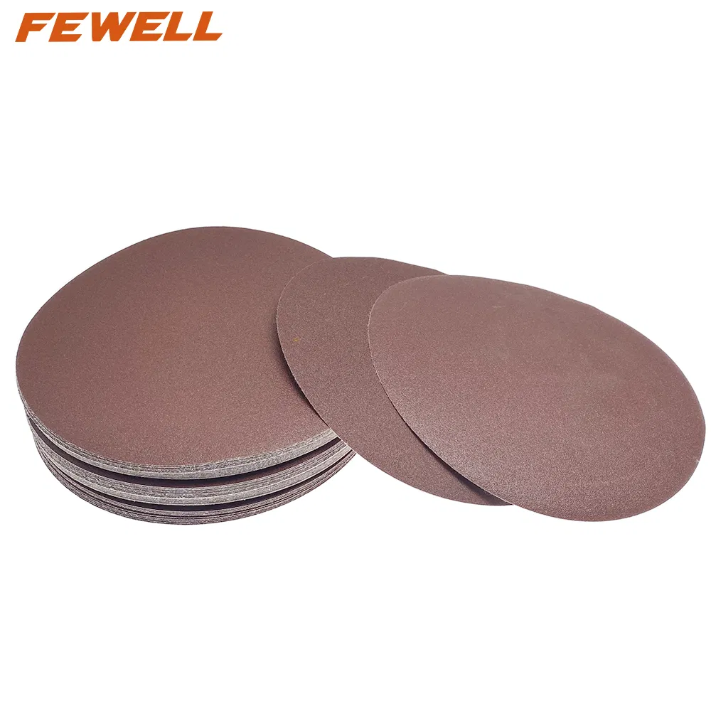 220mm Diameter Red 150 Grit Sanding Disc Abrasive Paper Sandpaper for Polishing and Grinding Metal Wood
