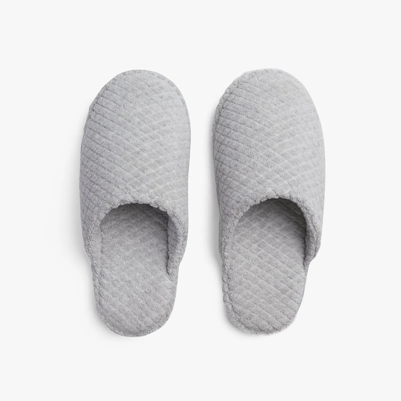 OEM Custom Embroidered Luxury White Terry Towel Fabric Disposable SPA Bedroom Hospital Hotel Guest Slippers