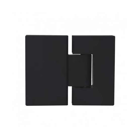 180 Glass to Glass Black Door Hinge