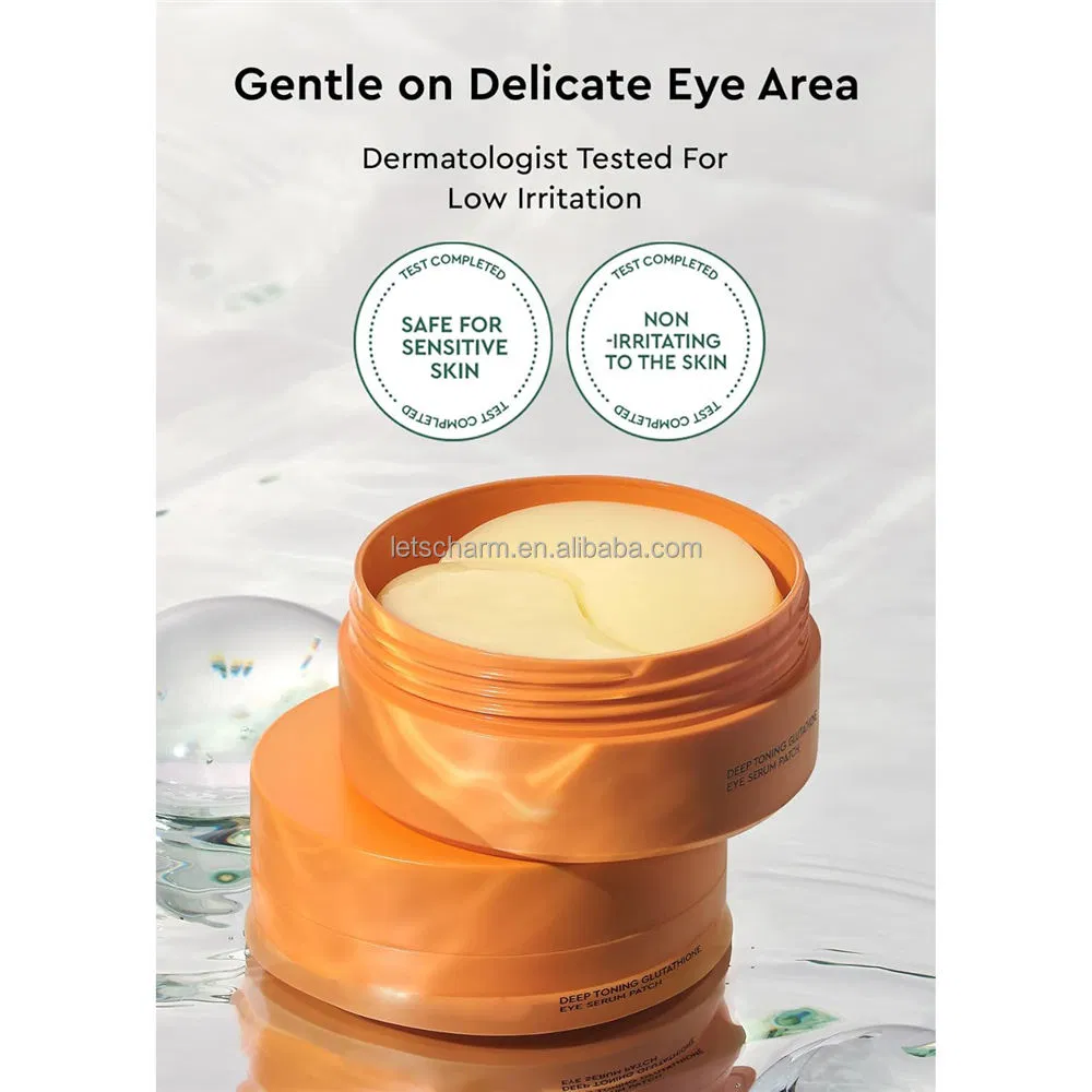 Ls071 OEM Private Label Collagen Niacinamide Hydrogel Under-Eye Patches Brightening Depuffing Care