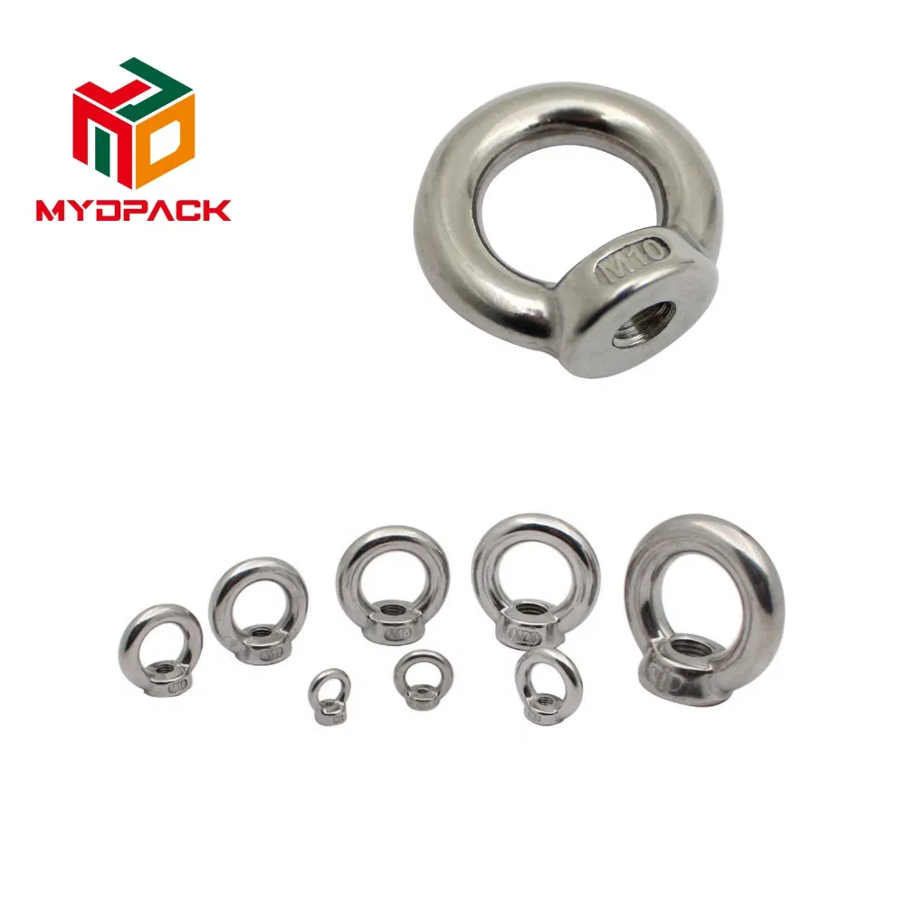 Stainless Steel 304/316 Lifting Eye Nuts DIN582 Steel Forged Ring Nut Anchor Lifting Eye Nuts