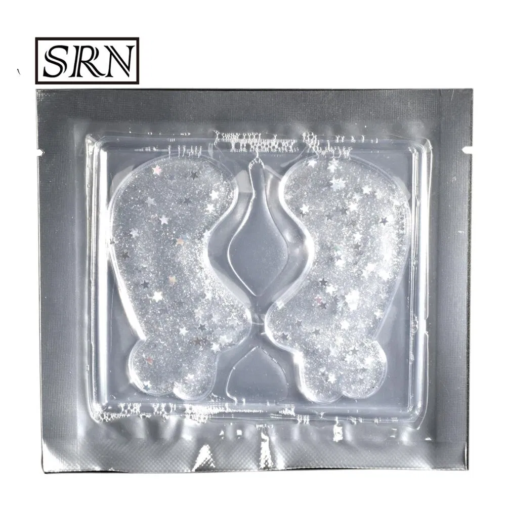 Private Label Glitter Collagen Hydrogel Anti Wrinkle OEM Eye Mask