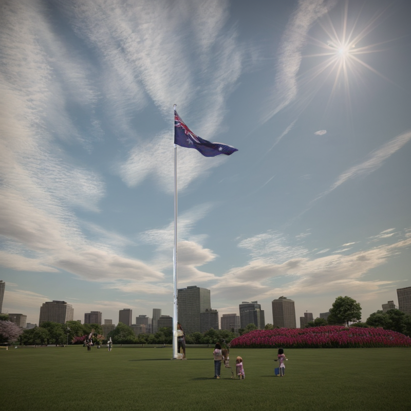 Powder Coated Aluminum Flag Mast with Anchor