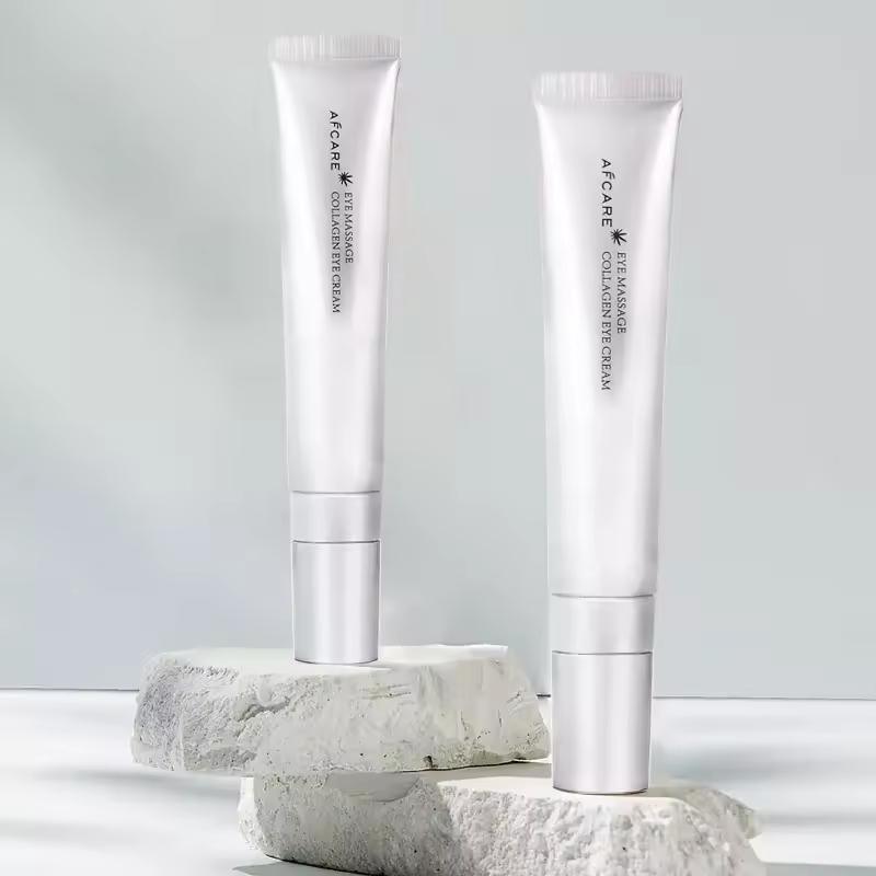Applicator Eye Cream Tube with Massage Applicator Anti-Puffiness and Collagen Organic