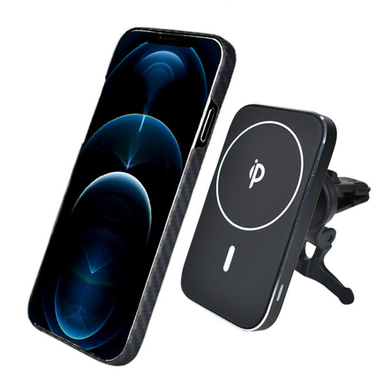 Stylish Magnetic Aramid Fiber Phone Case for iPhone 12 Lightweigt Magsafe iPhone Case