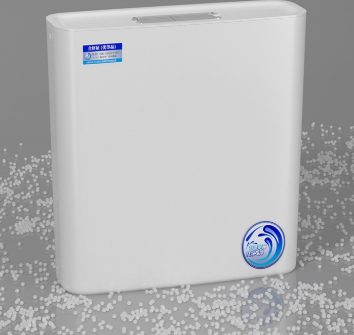 Fluor Dual-Flush Squat Toilet with Concealed Cistern Wall-Mounted Water Tank