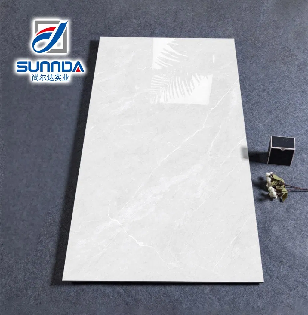 Factory High Quality Glossy Finished Polished Porcelain Marble Look Glazed Floor Tile