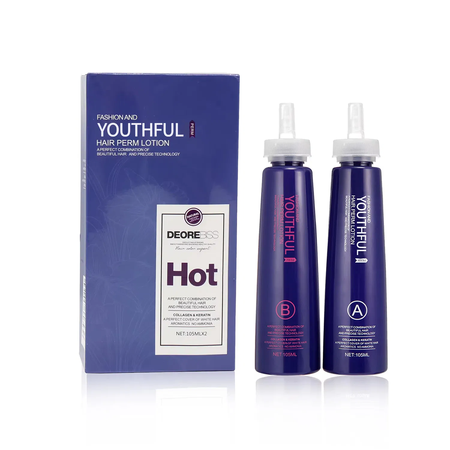 Youthful Hair Perming Liquid Cold Wave Lotion for Normal Hair
