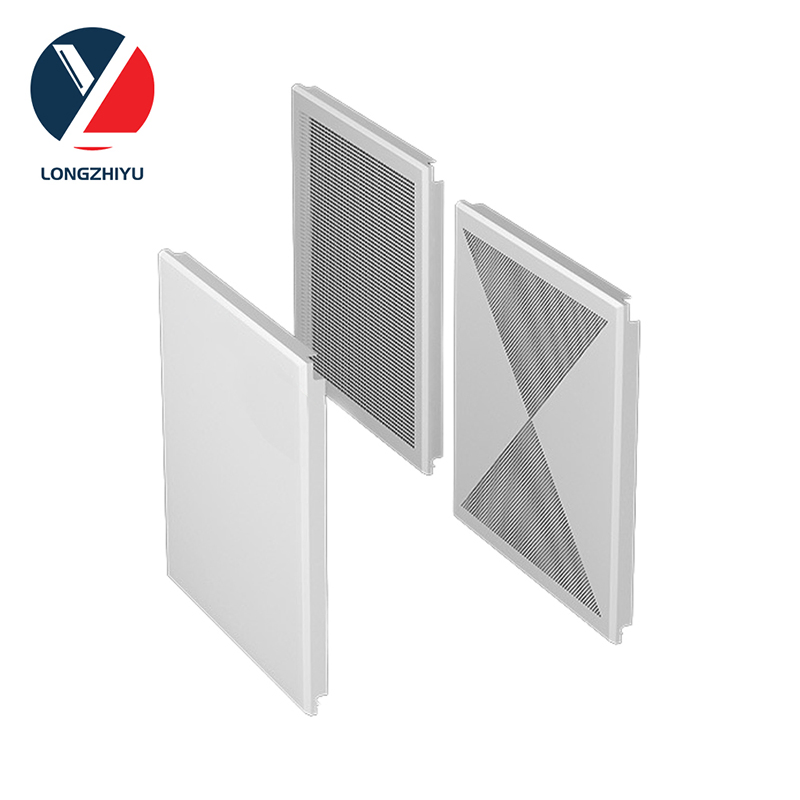 Ceiling Decorations Dalles De Plafond Acoustiques 60X60 Decorative Akustische Plafon Plat