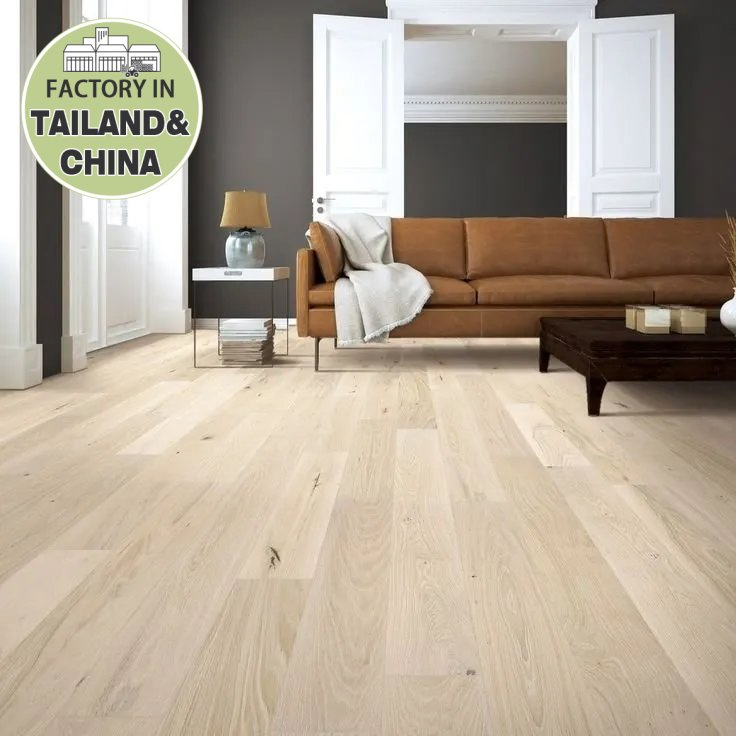 Люкс паркетная доска из белого дуба, 15 мм