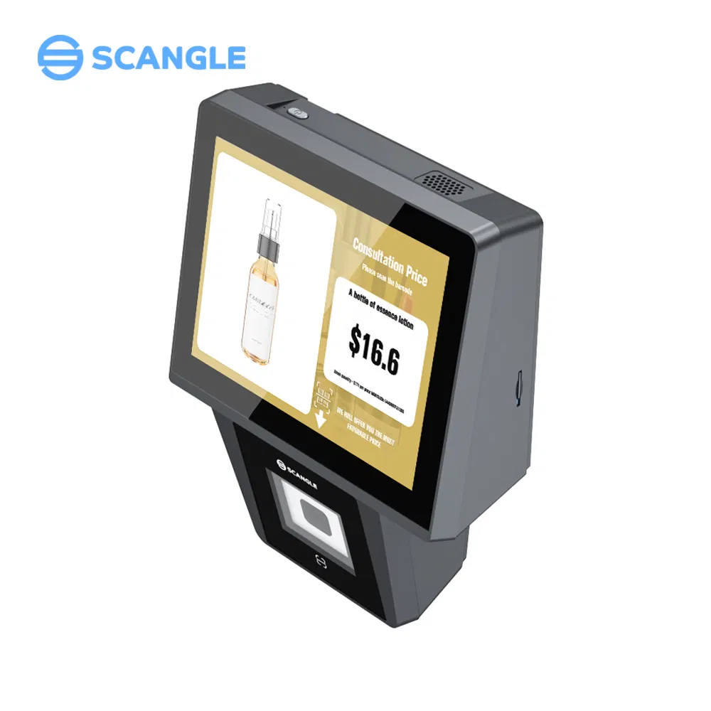 Scangle Factory K1 8" Touch Kiosk POS Price Checker for Retail