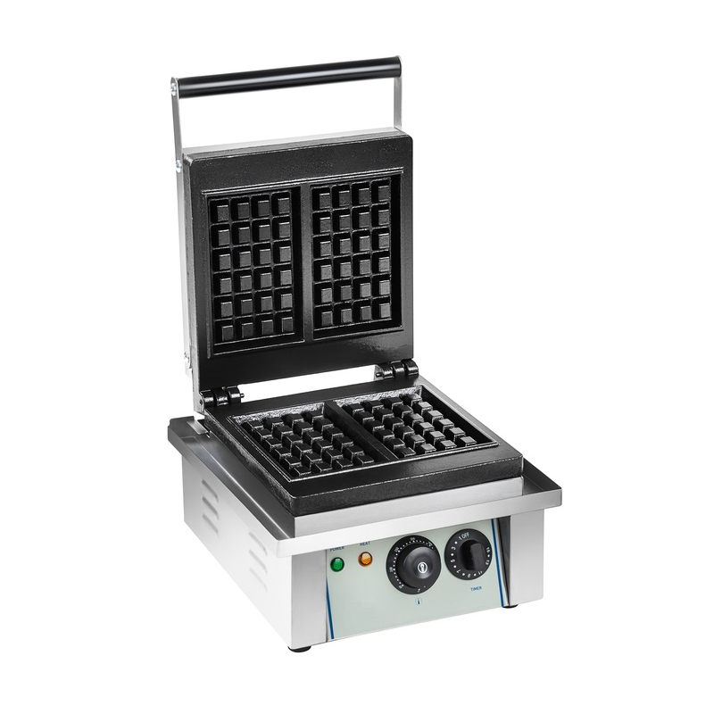 Commercial Stainless Steel Snack Food Biscuit Cake Electric Waffle Maker