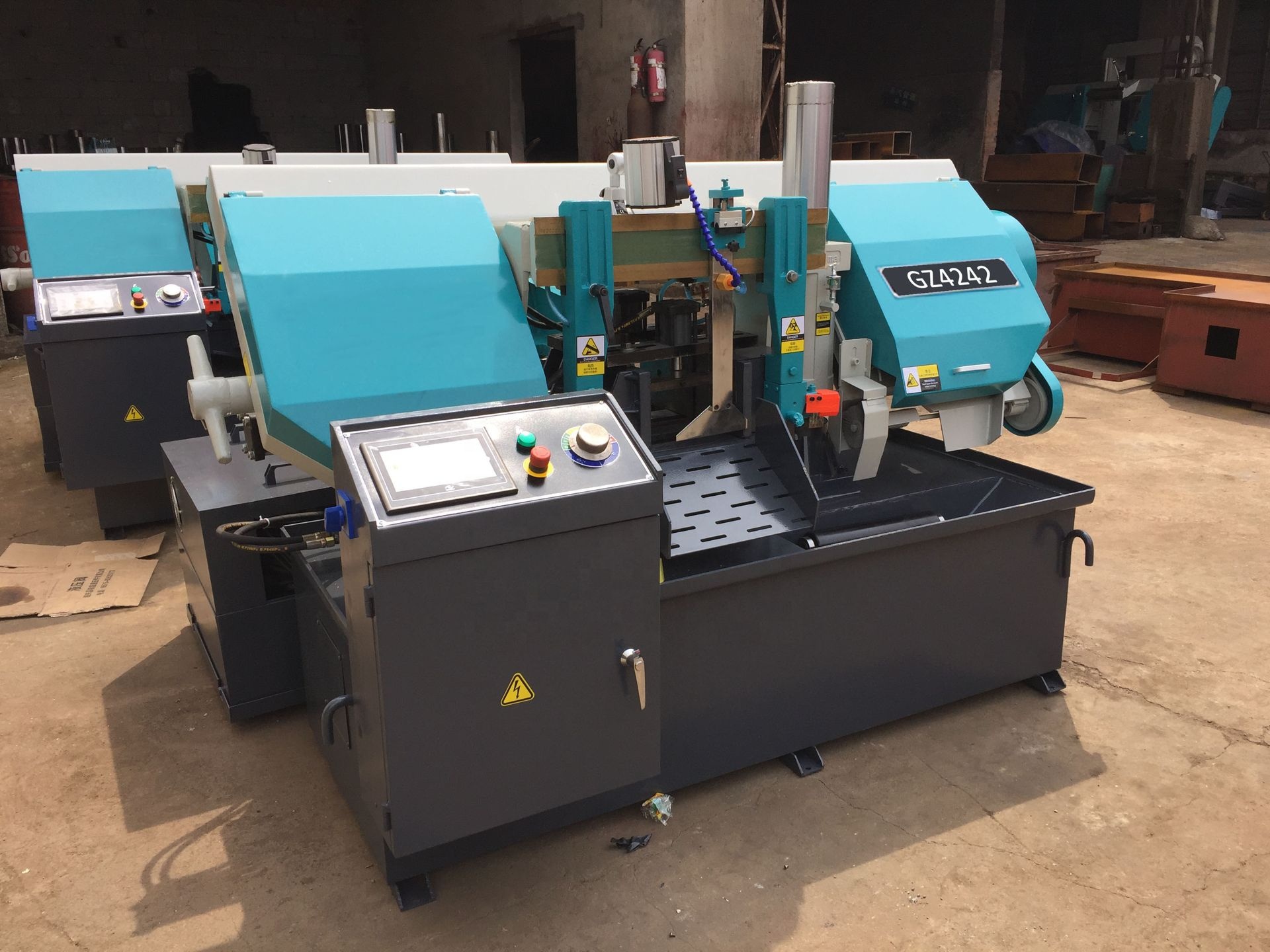 Станок ленточнопильный горизонтальный автоматический по металлу GZ4242