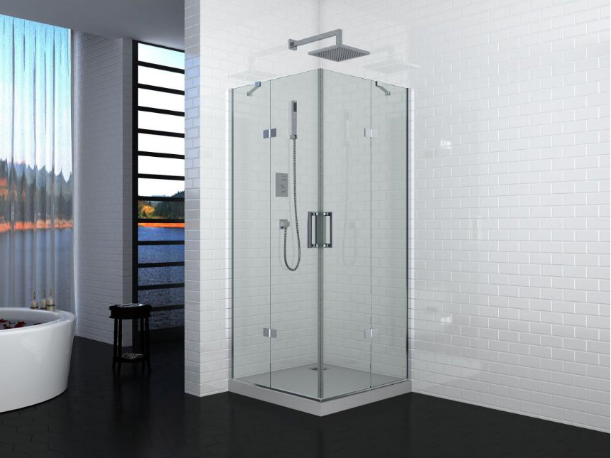 OEM ODM Tempered Glass Hotel Apartment Bathroom Shower Enclosure