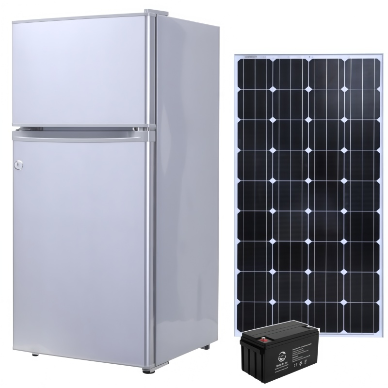 12/24V 138L 180L 215L 250L 270L Home Application Top Freezer Double Door Solar Powered Fridge