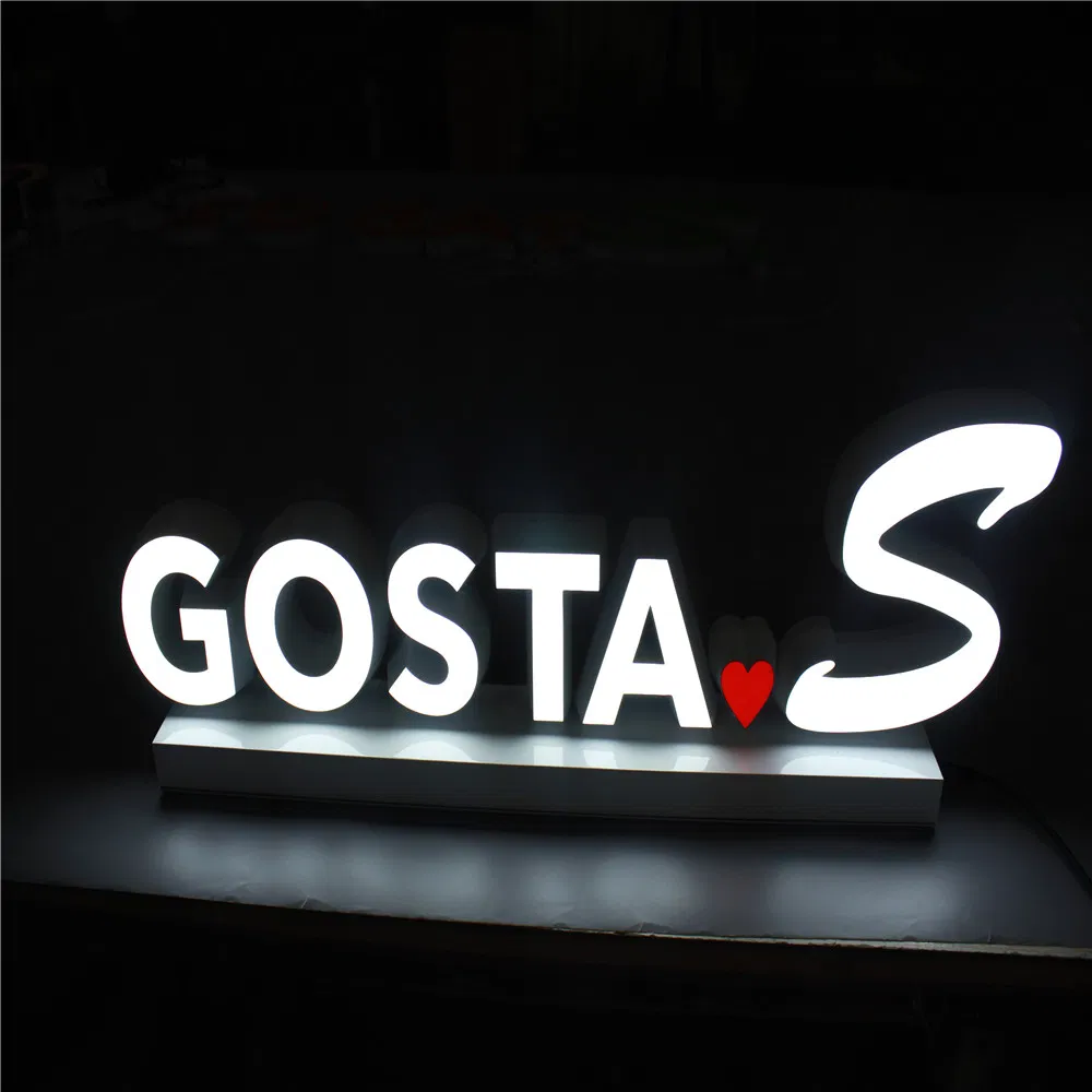 Light up Mini Acrylic Letters LED Illuminated Acrylic Letters Signs