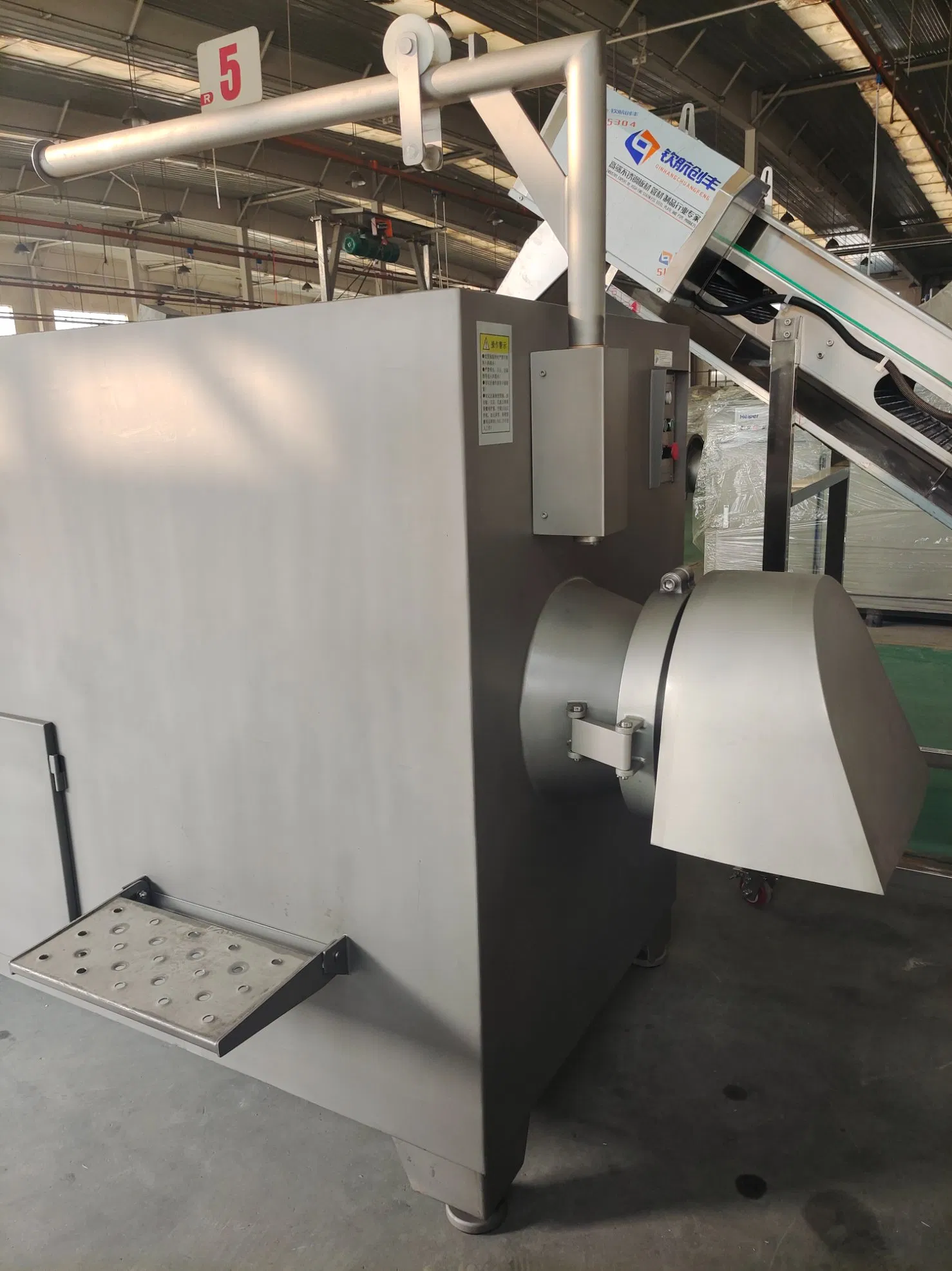 Frozen Meat Grinder Cutter Pork Beef Mincer Make Sausage Machinery