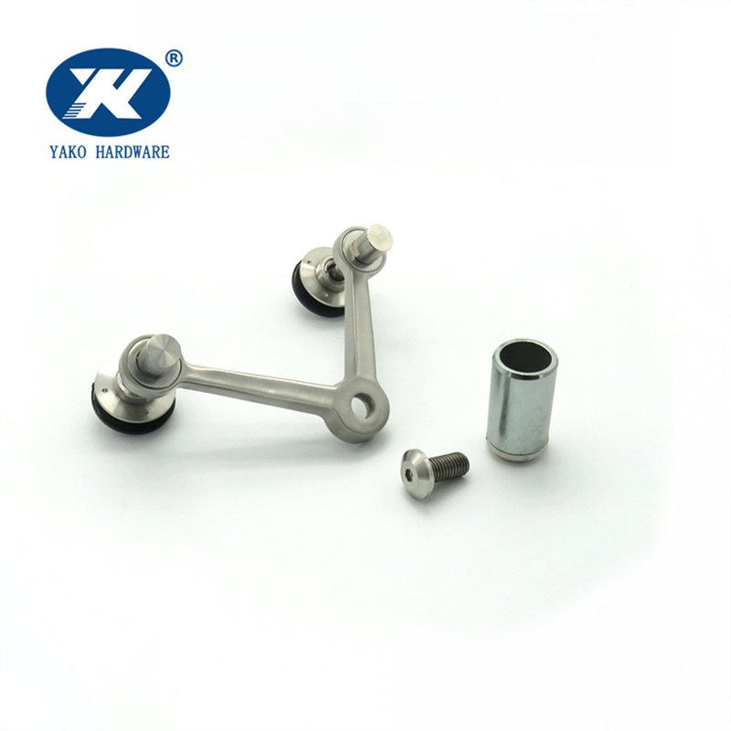 2 Legs Arms 304 Stainless Steel Glass Curtain Wall Fittings Accessories Spiders
