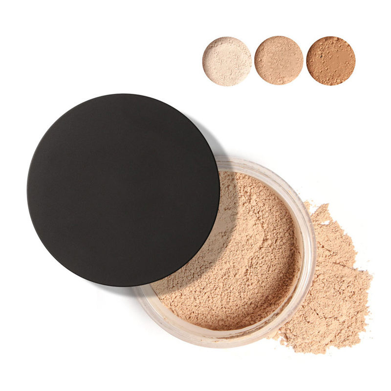 Factory Custom Logo Private Label Oil Control Cosmetics Custom Loose Powder OEM Makeup Foundation Powder