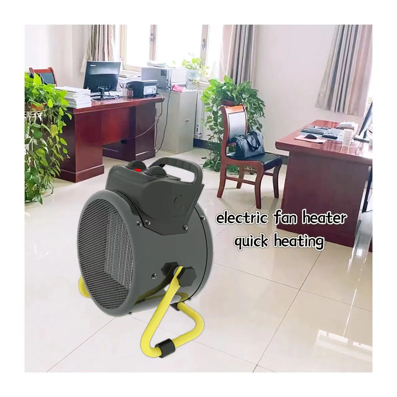 High Efficiency Electric Fan Heater for Indoor Home Comfort