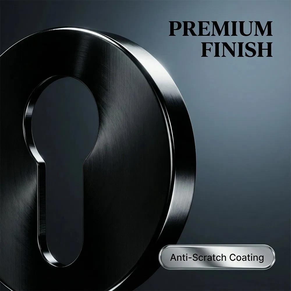 Home Decoration Lock Cover Round Rosette Hardware Zinc Alloy Escutcheon