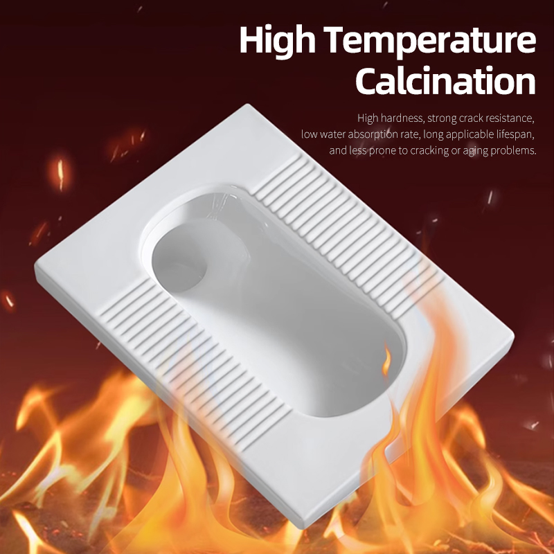 Innovative Easy Clean Squatting Toilet Pan for Modern Bathrooms