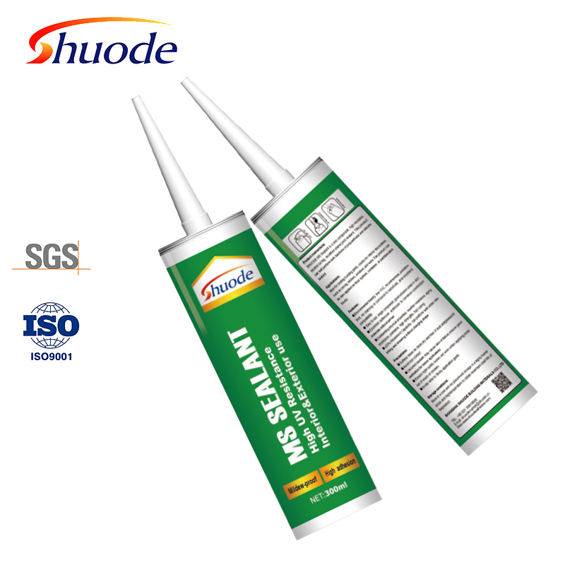 Adhesive Ms Sealant for Construction with Polyethers in Grey or Clear Colors