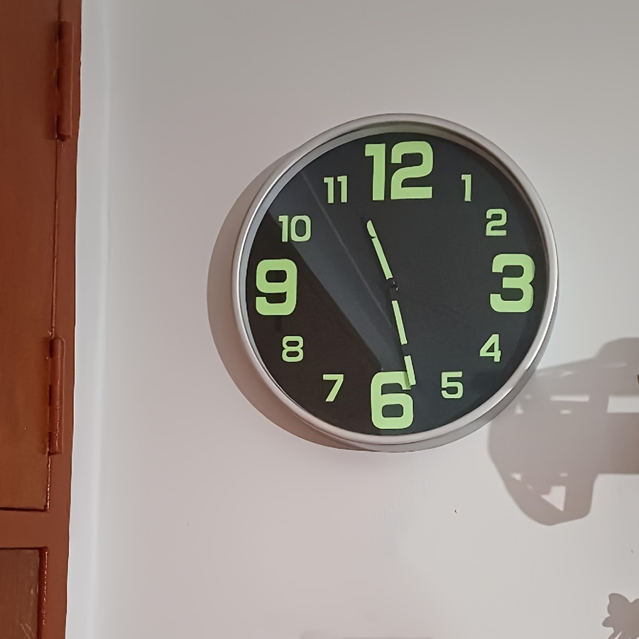 Creative Interactive Luminous Digital Clock DIY Silent Wall Clock