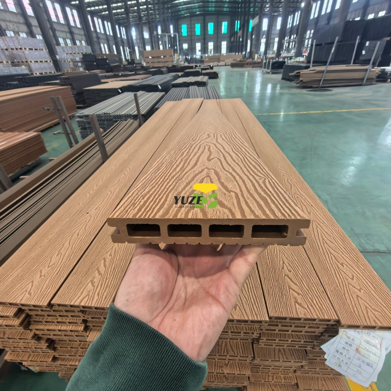 PE Decking Panels Featuring Natural Timber-Like Color Selection