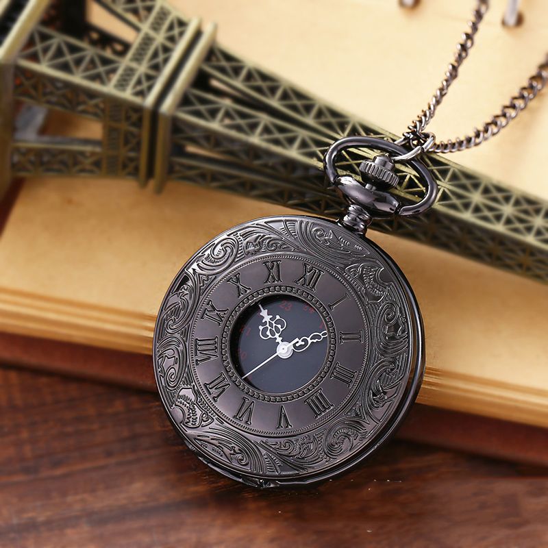 Best Selling Vintage Pocket Watch Quartz Necklace Pendant Digital Pocket Watch