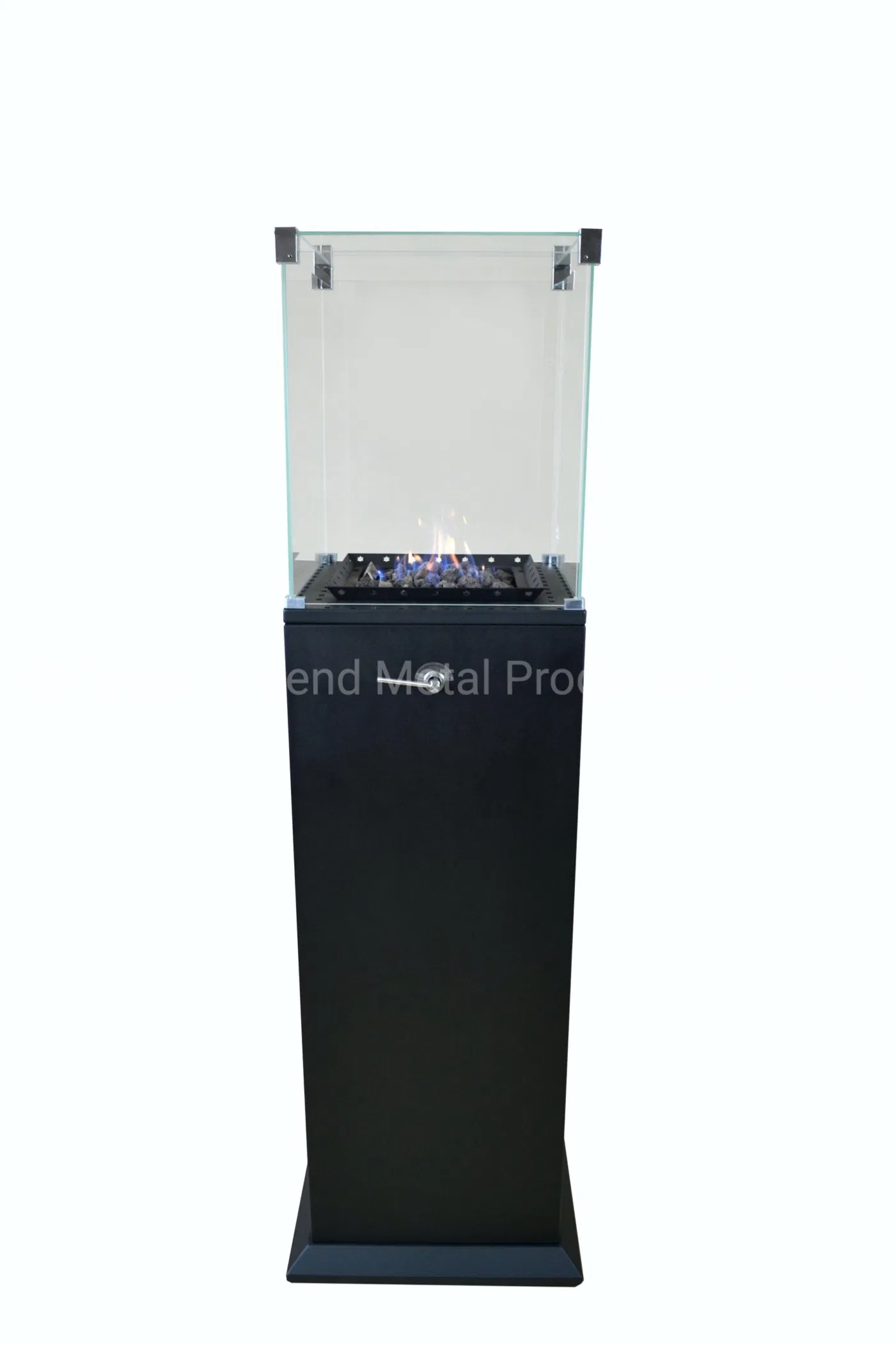 Outdoor Patio Gas Fireplace with Real Flame by LPG