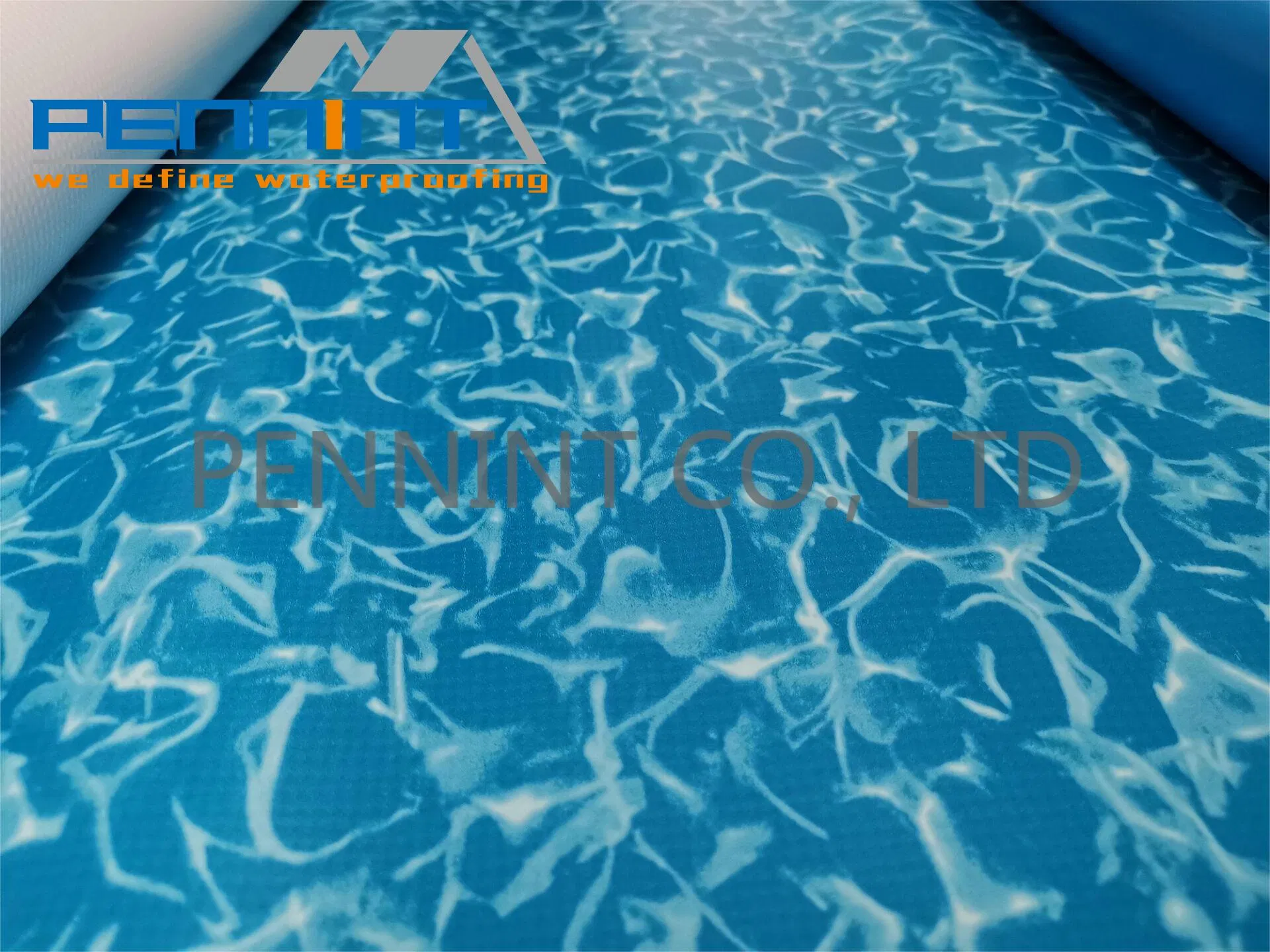 Flexible Blue Homogeneous/Reinforced PVC Pool Tank Liner Waterproofing Membrane