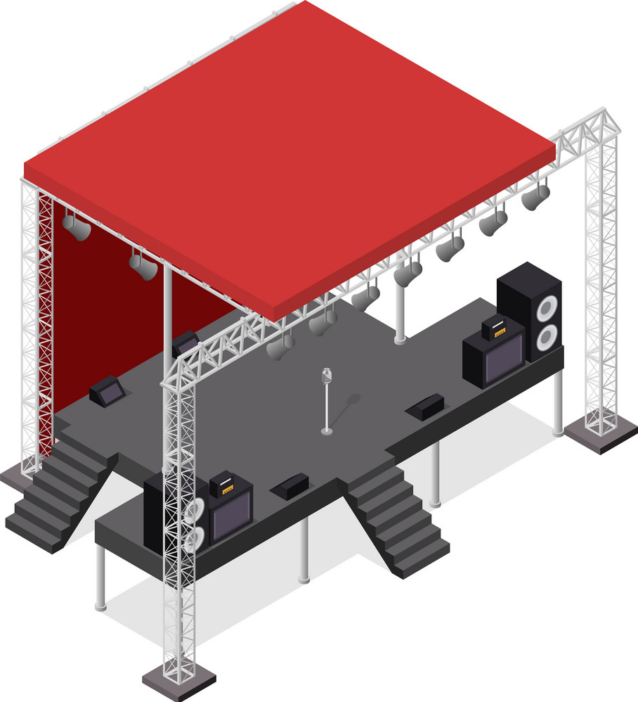 Aluminum Trusses for Speakers LED Stand Stage Event Truss