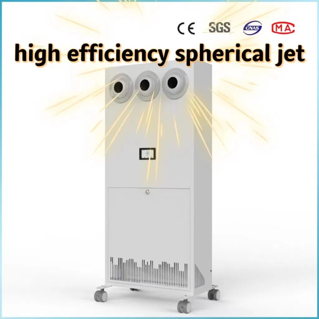 Commercial Hospital 1500 M3/H Against Particle Virus Bacteria 99.99% Portable UV LED UVC Plasma Sterilization Medical HEPA Air Sterilizer Disinfection Purifier