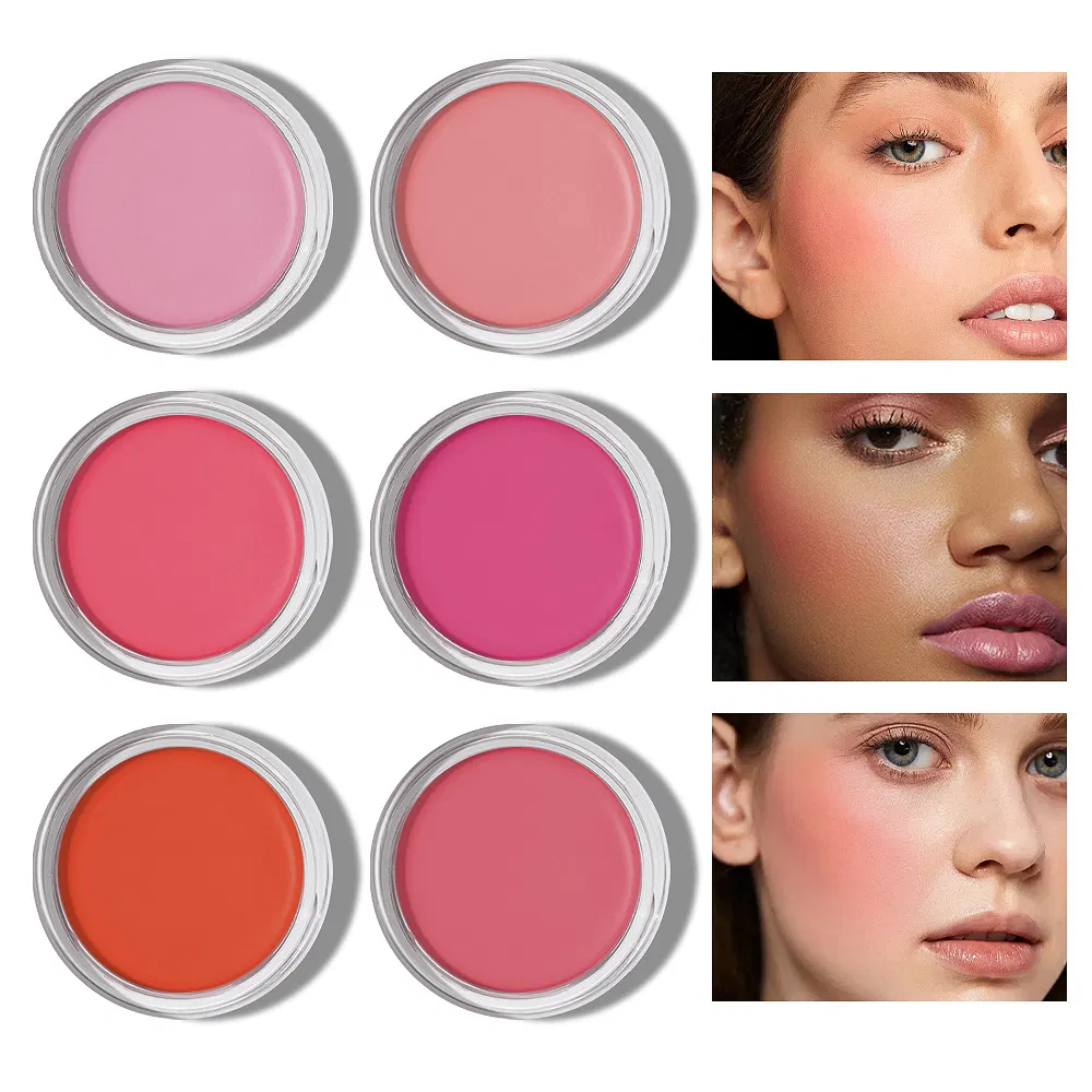 Custom Logo Easy to Wear Brightening Face Makeup Blusher Cream Blush