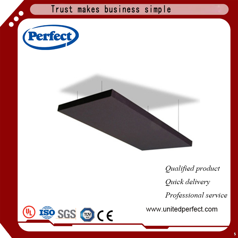 Square /Tegular/Concealed Edge Acoustic Fiberglass Ceiling Tiles