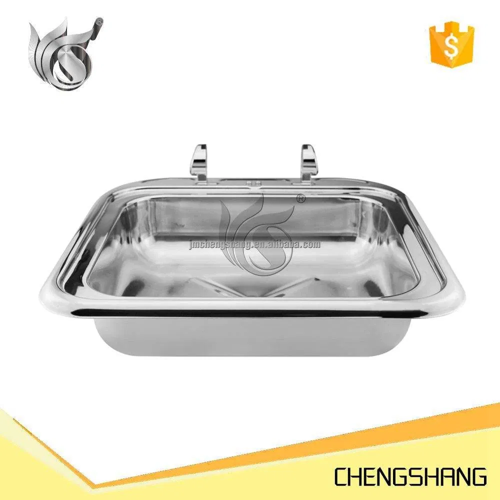 Five Stars Hotel Buffet Reception Common Use Food Heater Stainless Steel Hydraulic Chafing Dish
