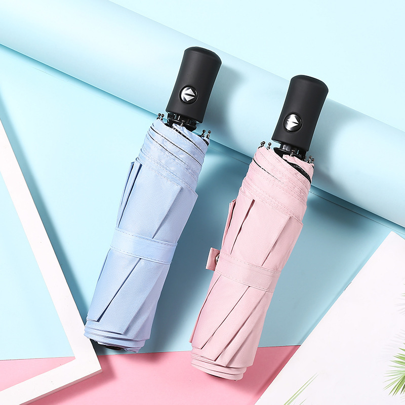 Close Windproof Compact Folding Travel Umbrella