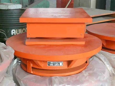 Durable Steel Pot Bearing with Rubber Pad Seismic Resistant Bridge Bearing for Viaduct