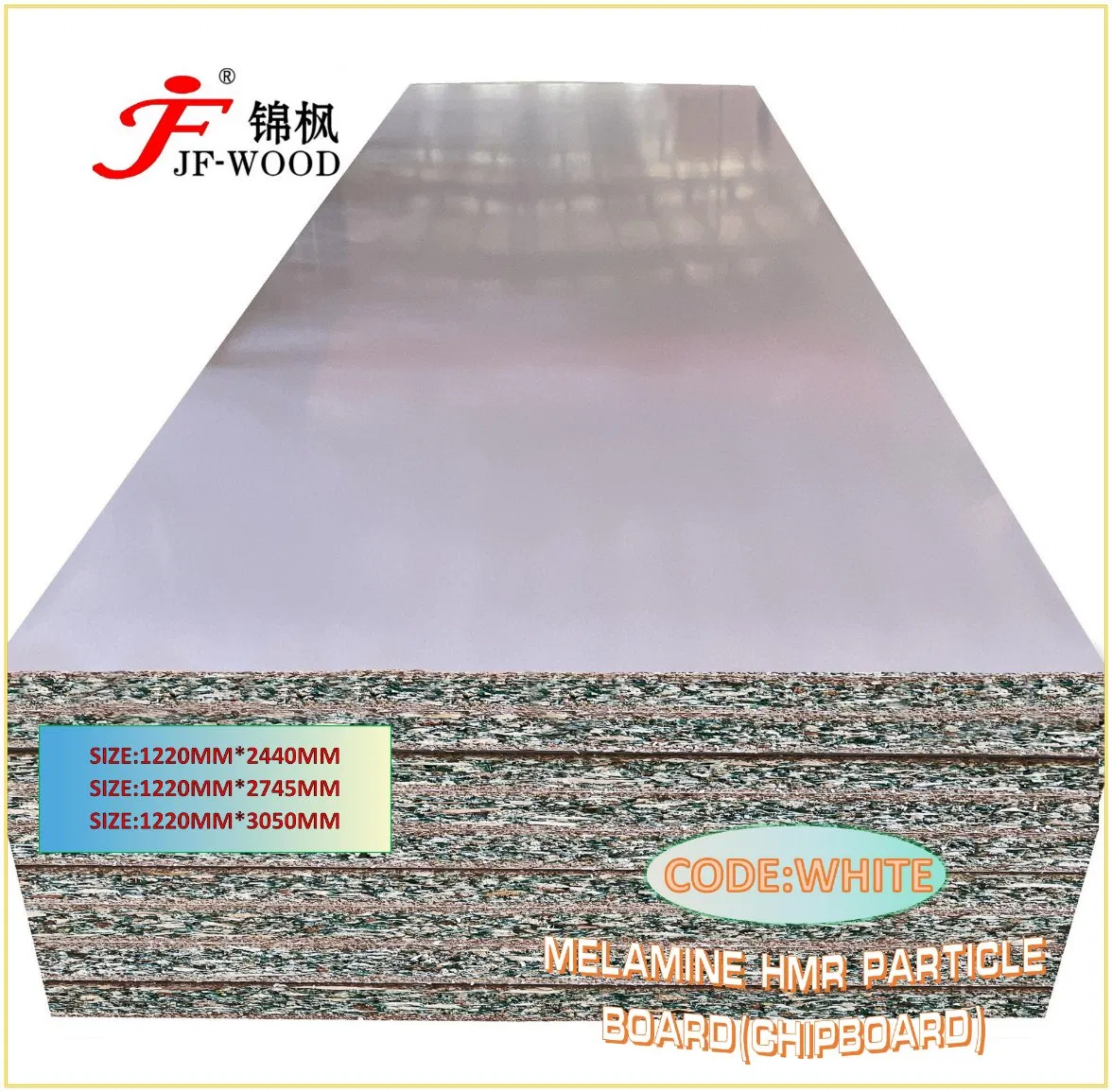 4*8FT 4*9FT 4*10FT OSB Lsb Pb Hmr Green Color Particle Board Chipboard Melamine Face Particleboard