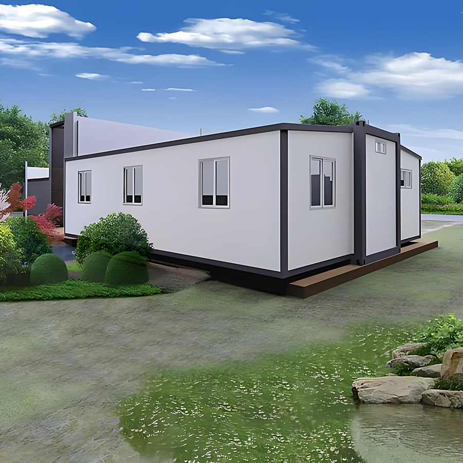 Customize Color Manufacturer Double Modular Homes Single Wide Mobile Home