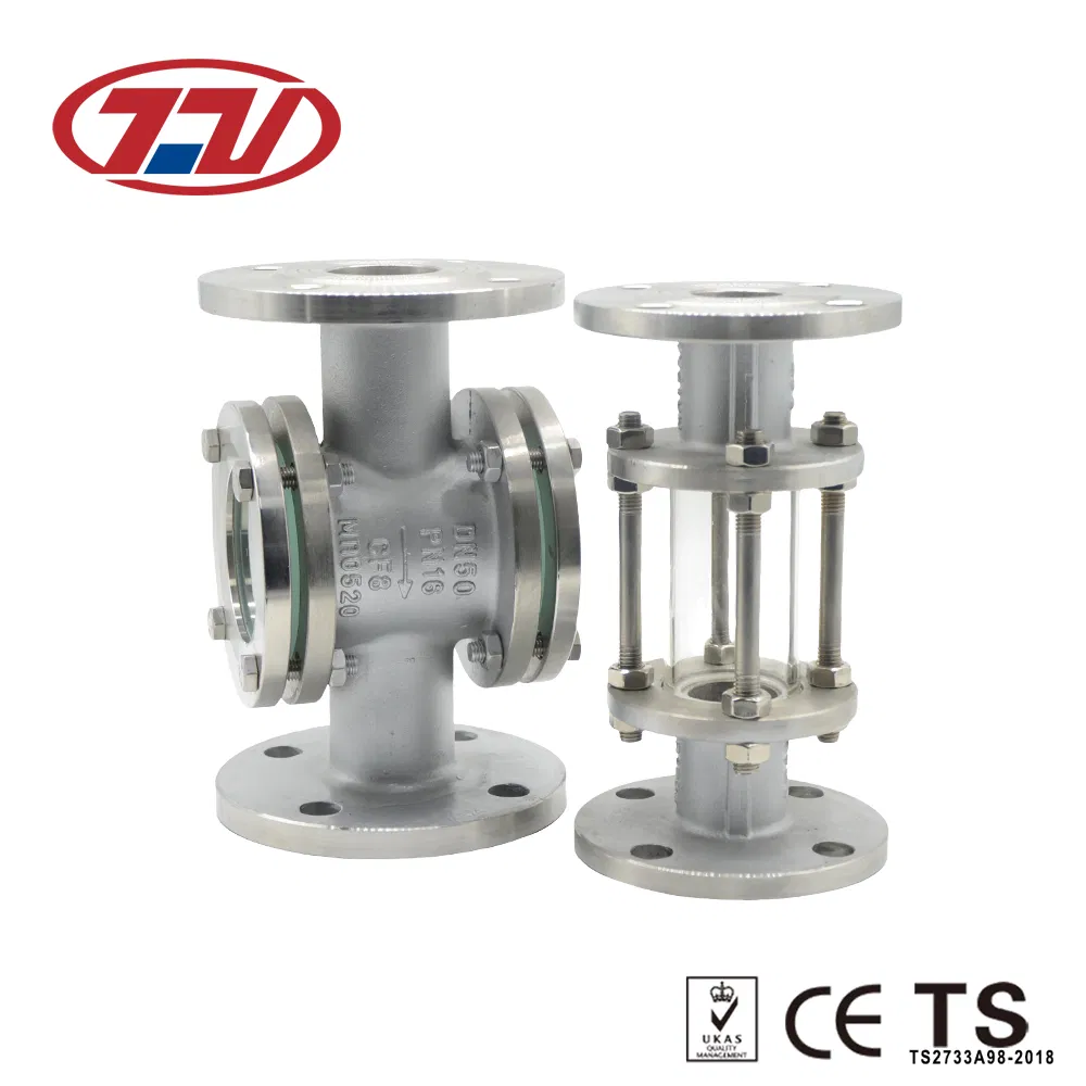 SS304/SS316L Industrial Tank Mounted Level Tubular Flange Sight Glass