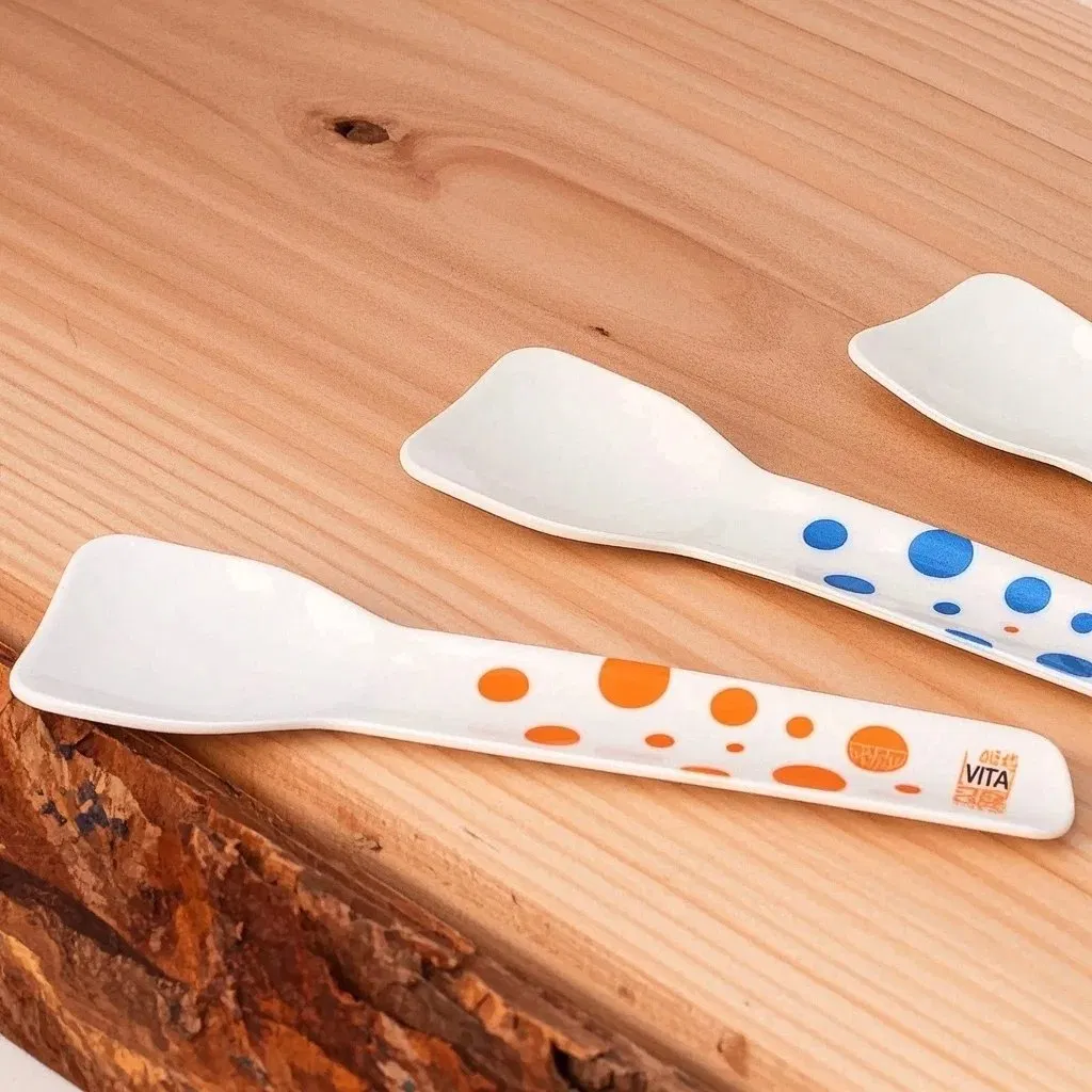 Sturdy Colored Kraft Paper Shovel Spoon for Ice Cream for Party