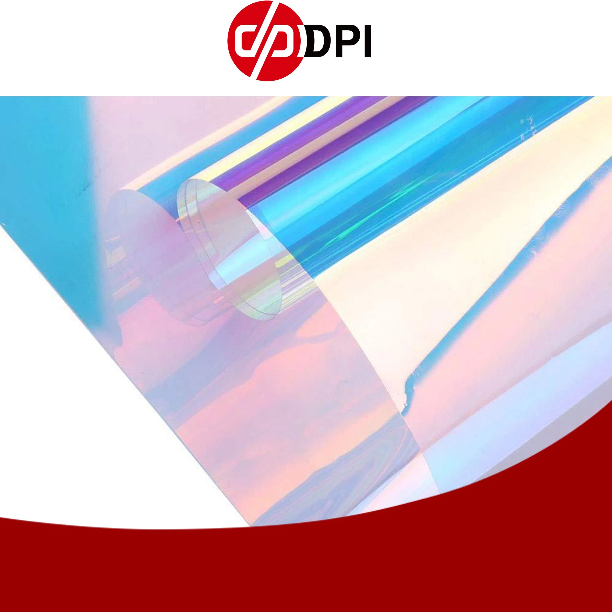 Rainbow Film Translucent Rainbow Color Film Rainbow Colorful Effect Self Adhesive Vinyl Sticker Rainbow Laser Film Window Glass Decoration Tinted Film