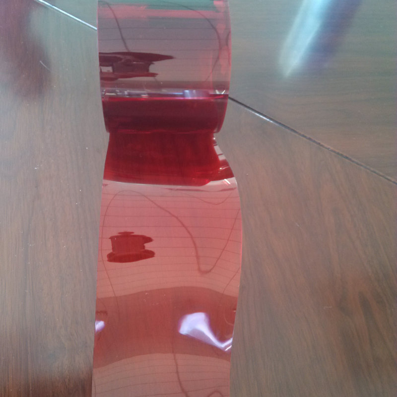 2mm Anti-Insect PVC Transparent Ribbed Curtains Plastic Flexible Door Curtain Strip